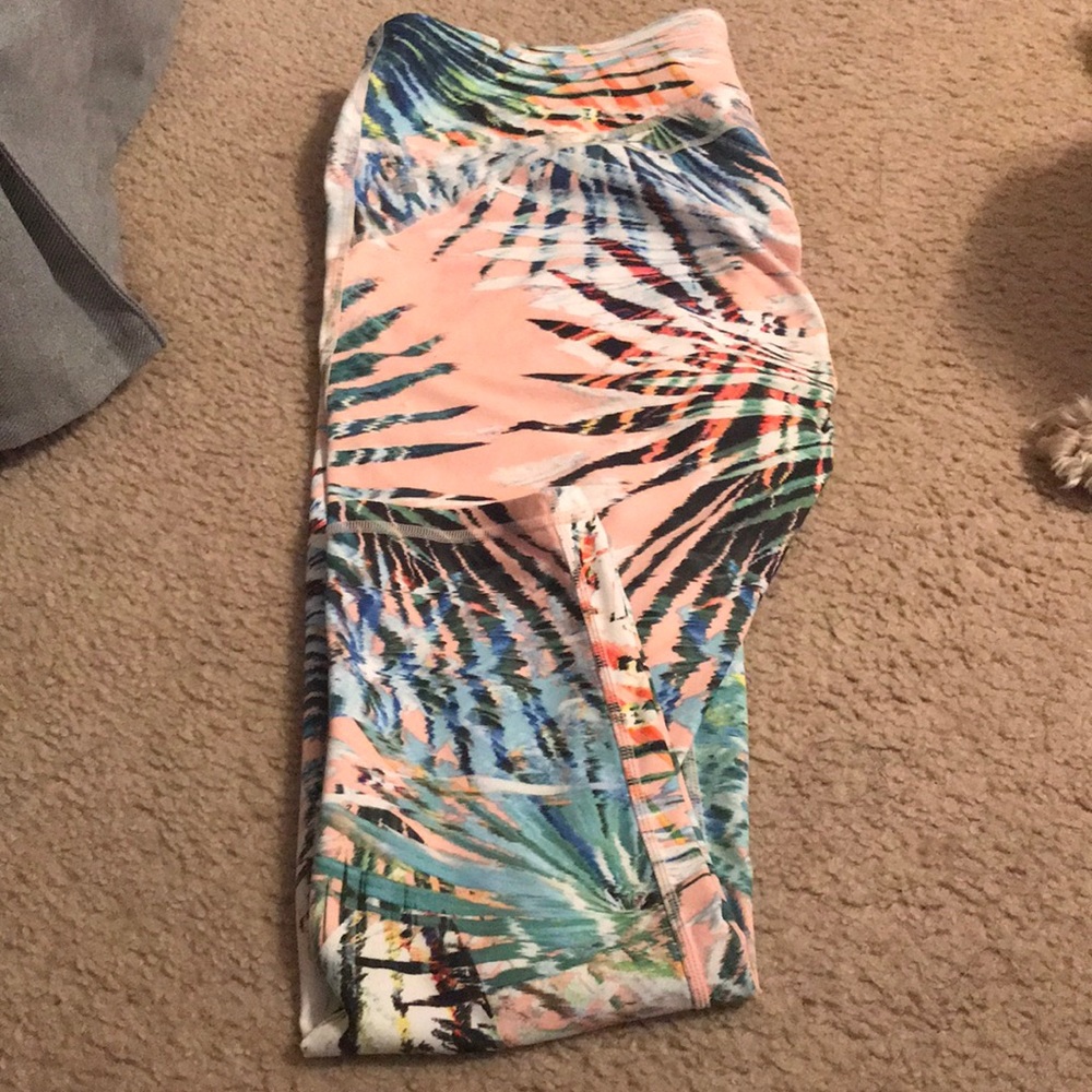 Pink Capri Leggings